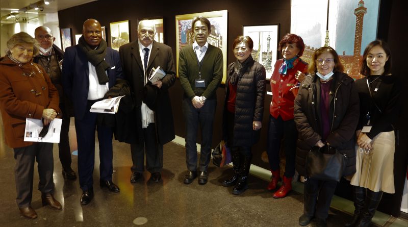 Rencontre avec Monsieur Hitoshi Suzuki, président de la MCJP autour de l’exposition hommage à Kojiro Akagi : Reportage photos par notre confrère Henri Martin