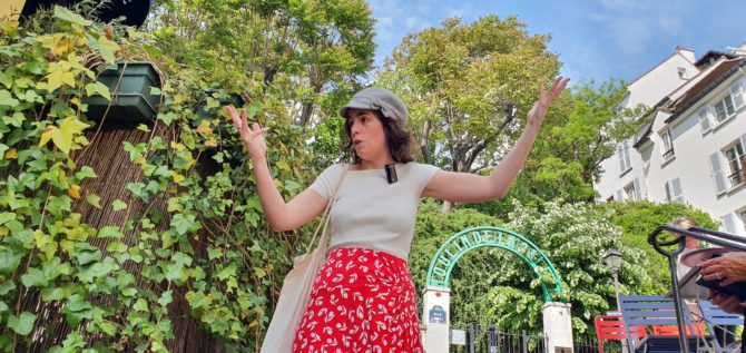 Turismo cultural: Cantora Anne-Sophie Guerrier (en)canta Montmartre! por Duda Tawil