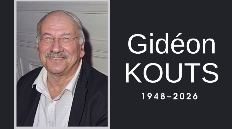 Décès de notre confrère Gidéon Kouts